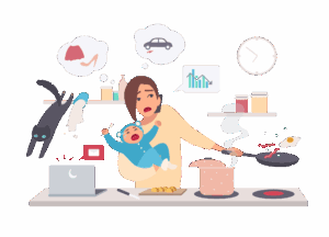 Blog　onomatopoeia　バタバタ