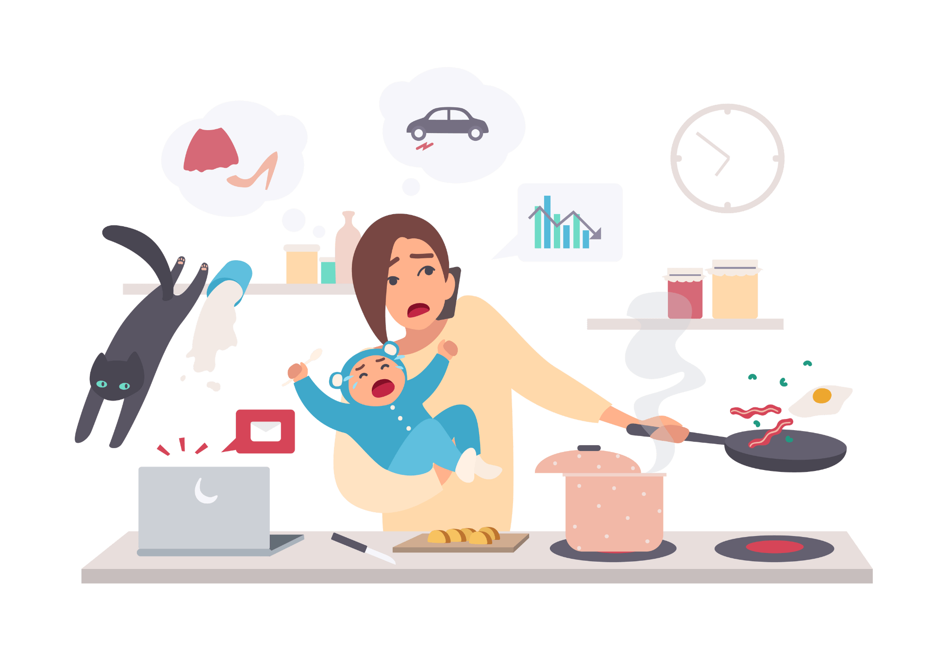 Blog　onomatopoeia　バタバタ