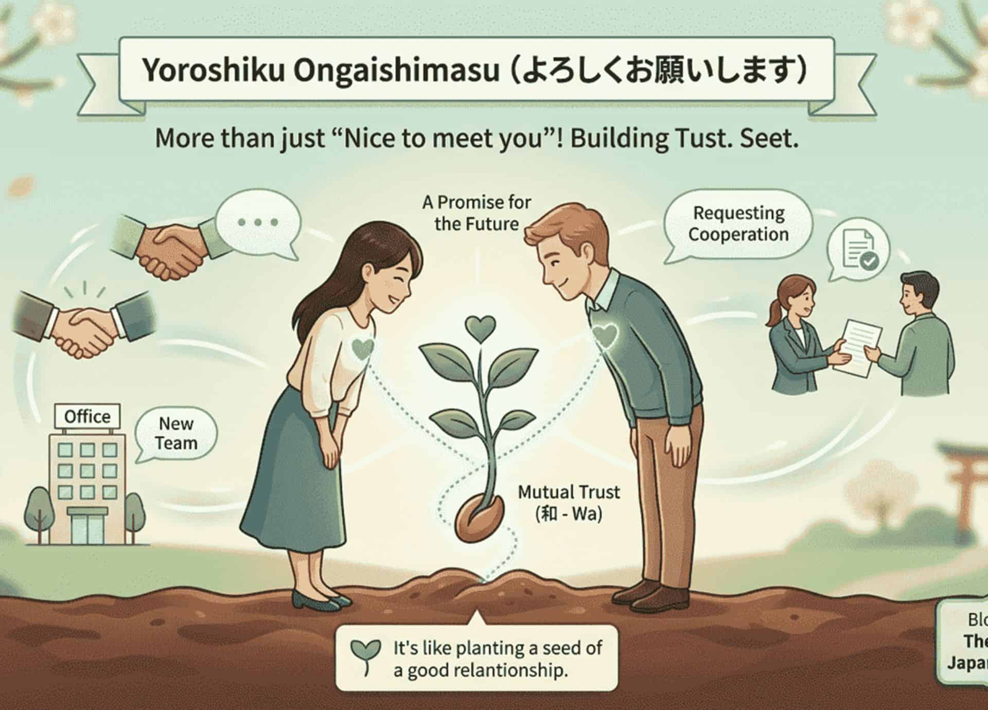 How to use "Yoroshiku Onegaishimasu