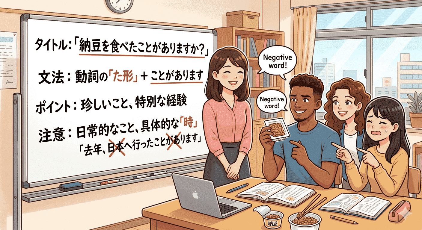 Blog「experience」の使い方